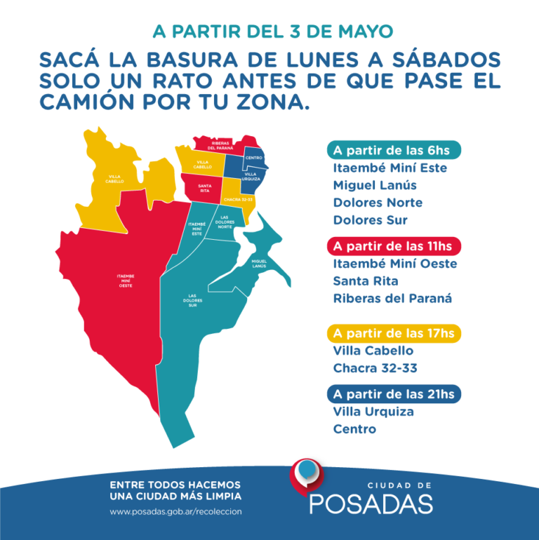 Desde hoy cambian los circuitos de recolección de residuos La Voz de
