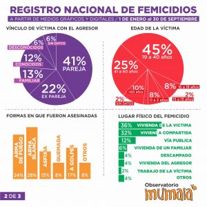 En lo que va del año, hubo 202 femicidios en el país, uno cada 32 horas