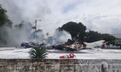 Seis muertos tras caída de una avioneta de la Fuerza Aérea en Paraguay