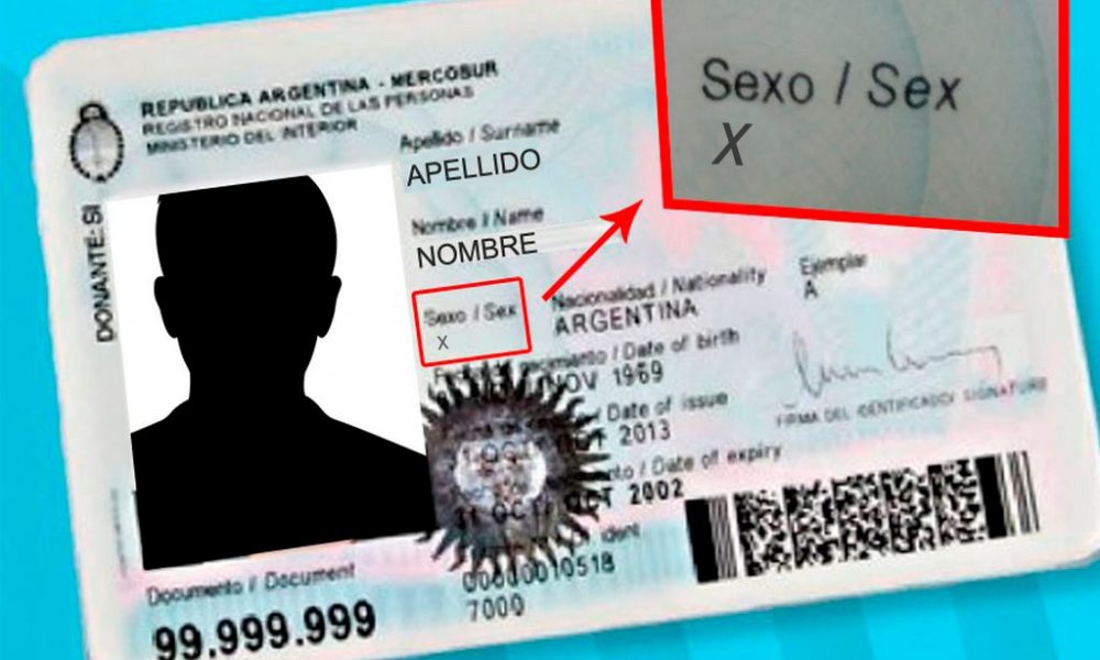 Podrán elegir la X en el DNI quienes no se identifiquen como masculino o femenino