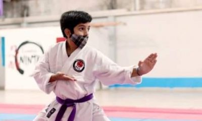 Es campeón argentino de Karate, junta para revalidar su título y viajar al mundial