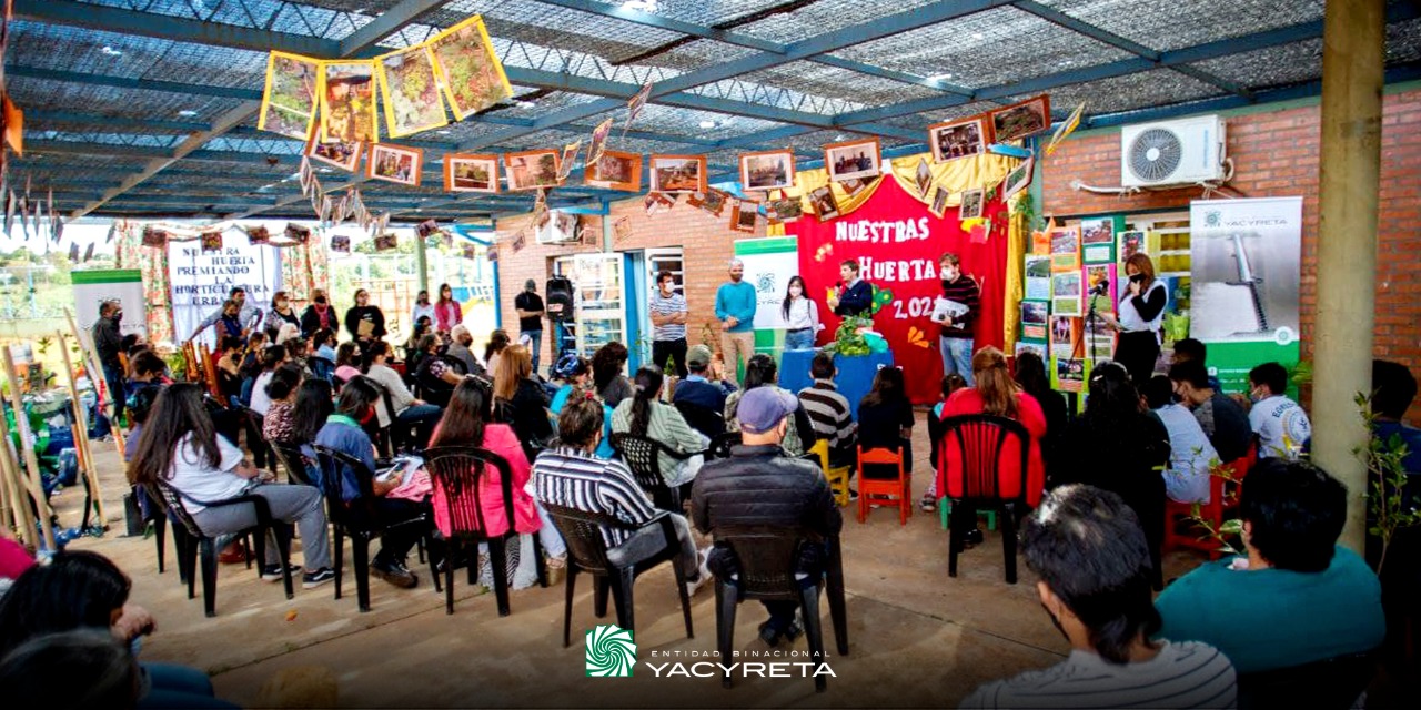 Fueron premiadas las mejores huertas coordinadas por Yacyretá