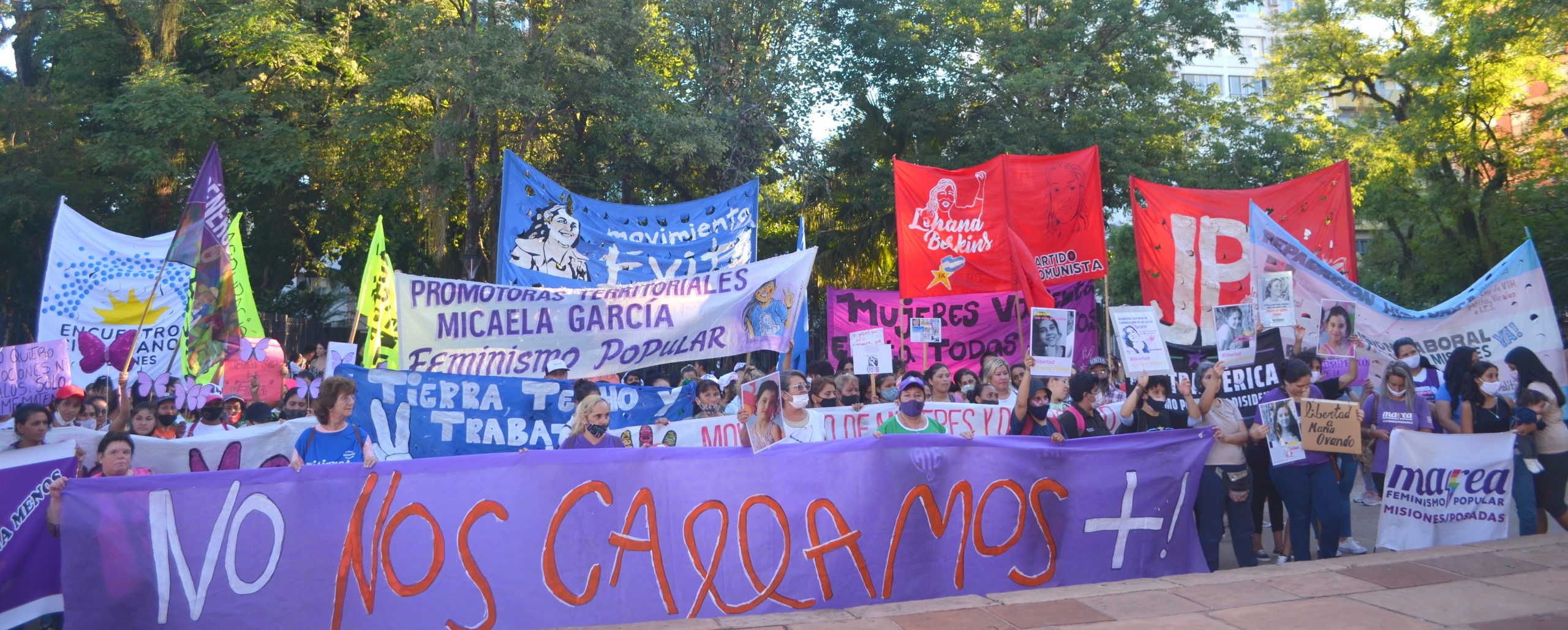 25N: Misiones reafirmó el grito colectivo de mujeres y diversidades movilizadas: "¡No nos callamos más!"