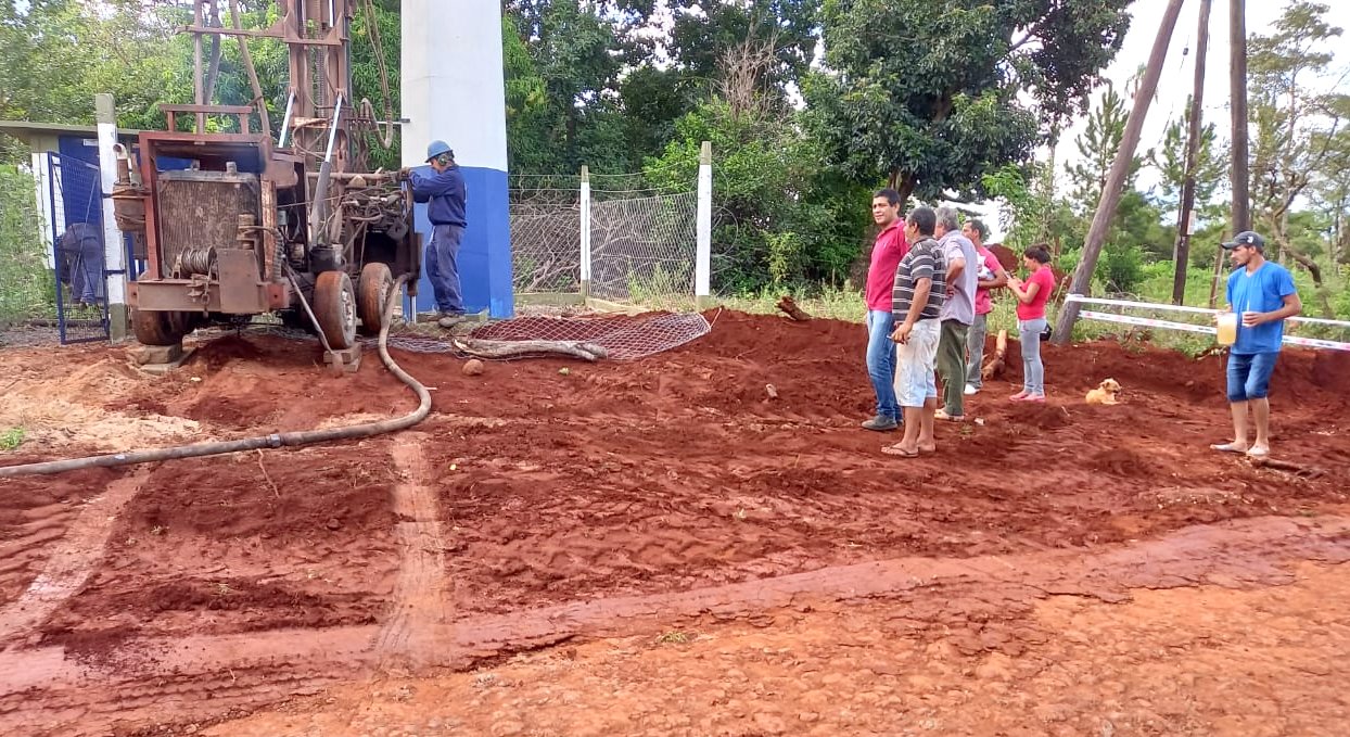 San Vicente: Tras gestiones de TTT el barrio San Miguel ya tiene pozo perforado y acceso al agua potable