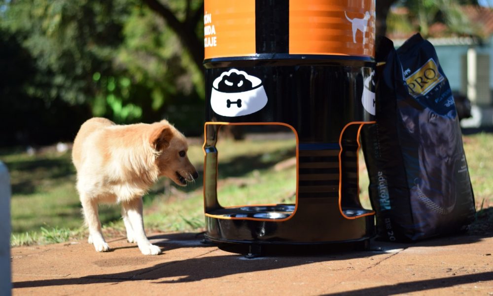 Animal World presentó la primera estación de comida y reciclaje en la chacra 93