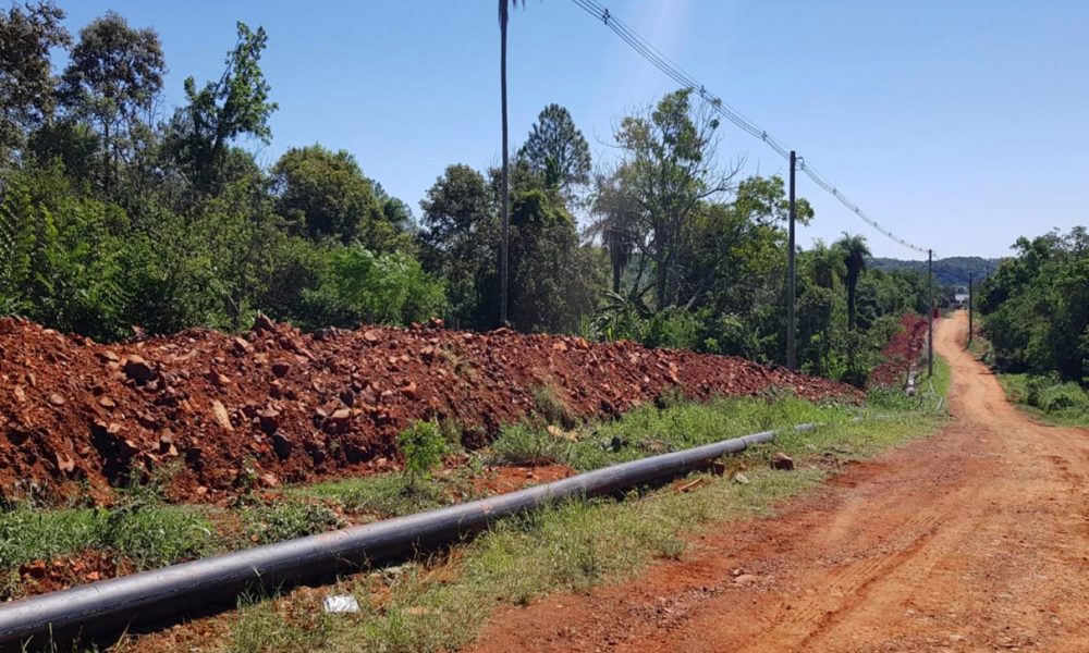 Con fondos Nacionales se ejecutan las obras para el mejoramiento del sistema de agua potable de Santa Ana