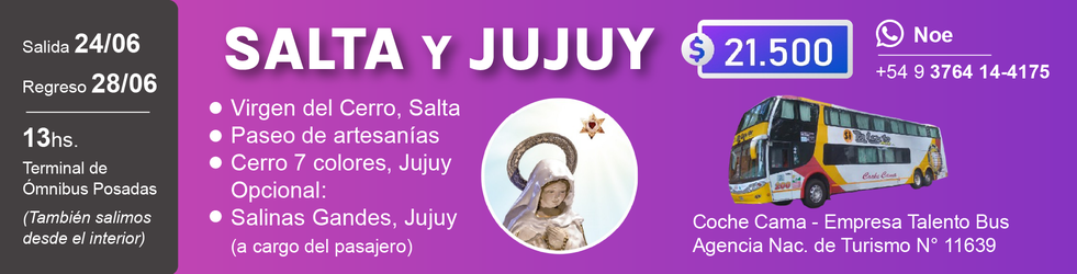 Viaje a Salta y Jujuy