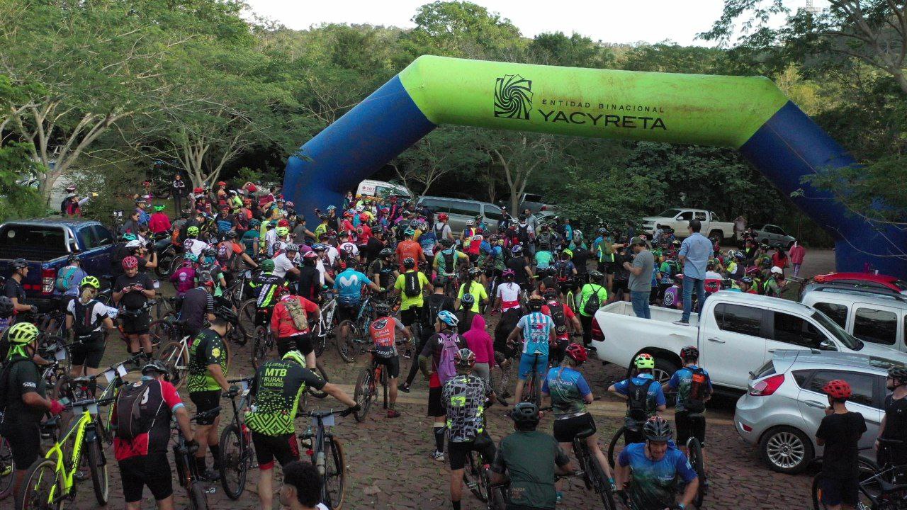 Yacyretá acompañó al Cicloturismo Santa Ana-Loreto