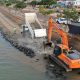 Obras del pedraplén en la avenida Costanera Etapa IV se encuentra en su etapa final