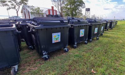 La EBY entregó contenedores de residuos al municipio de Candelaria