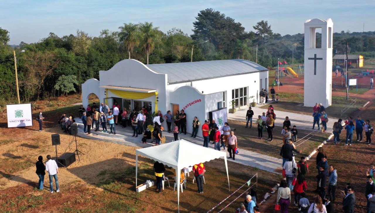 Yacyretá entregó el nuevo edificio de la Capilla San Pantaleón