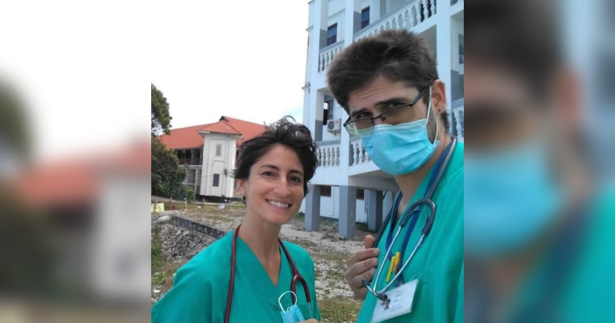 Médica misionera voluntaria en África: "Me volví a enamorar de la profesión"