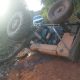 Murió aplastado al volcar un tractor en Puerto Esperanza