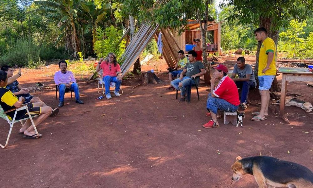 Familias guaraníes de Perutí reclaman tanque y red para acceder al agua