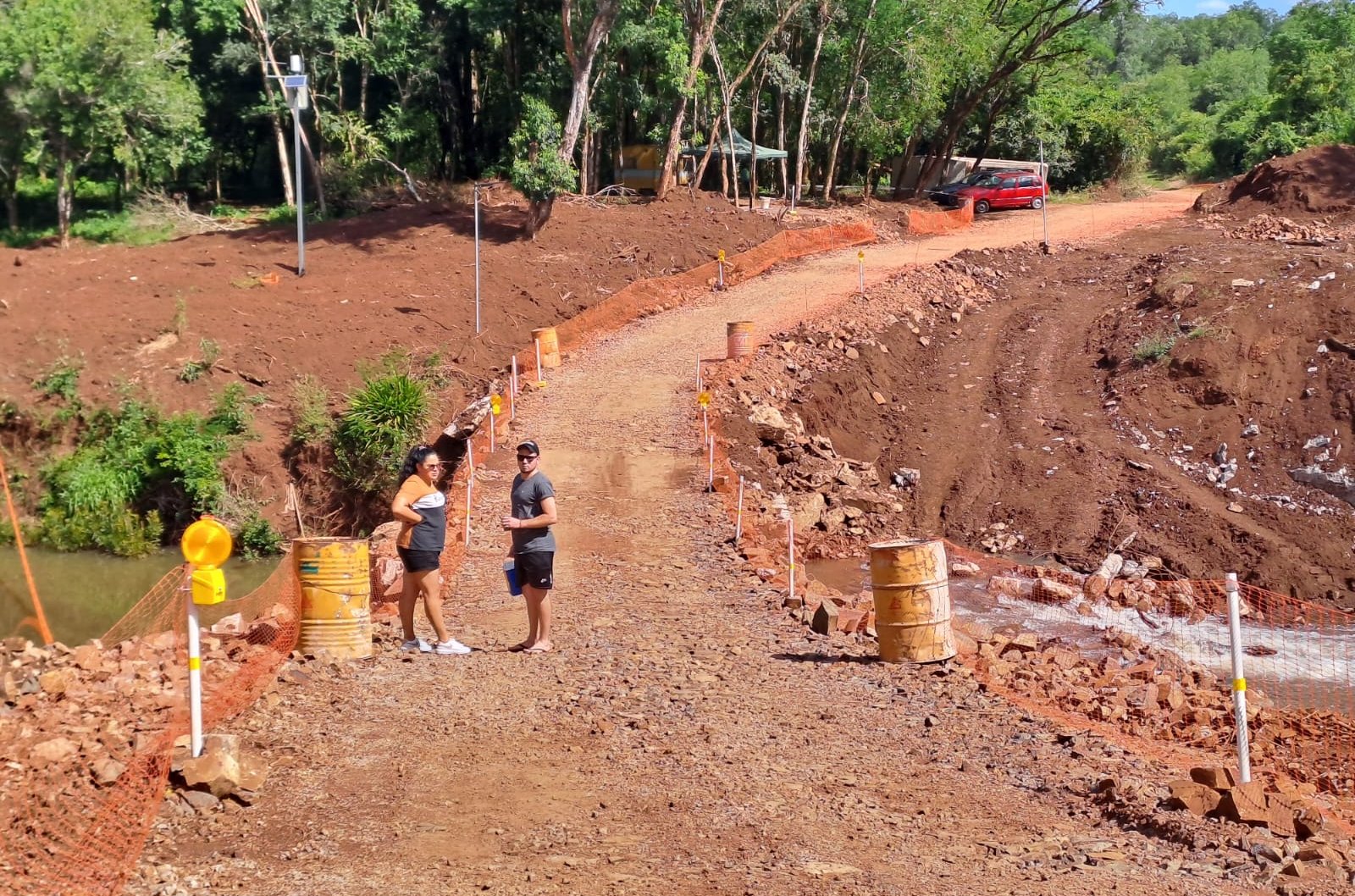 Mártires: habilitaron paso provisorio e iniciarán obras del puente sobre arroyo Yabebiry