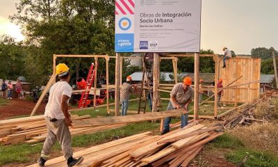 Jardín América: obras gestionadas por Movimiento Evita garantizan instalaciones eléctricas y de agua en barrio Los Cedros