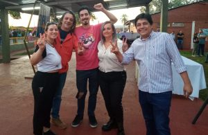 Frente Amplio: caravana y masivo acto en la presentación de candidata a intendenta de San Antonio