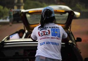 Frente Amplio: caravana y masivo acto en la presentación de candidata a intendenta de San Antonio