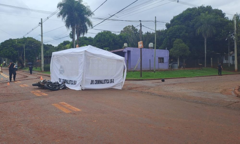 motociclista fallecido