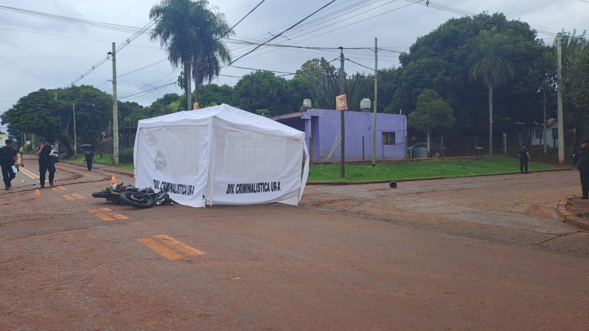 motociclista fallecido