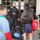 Alumnas se agarraron a las piñas en la plaza San Martín