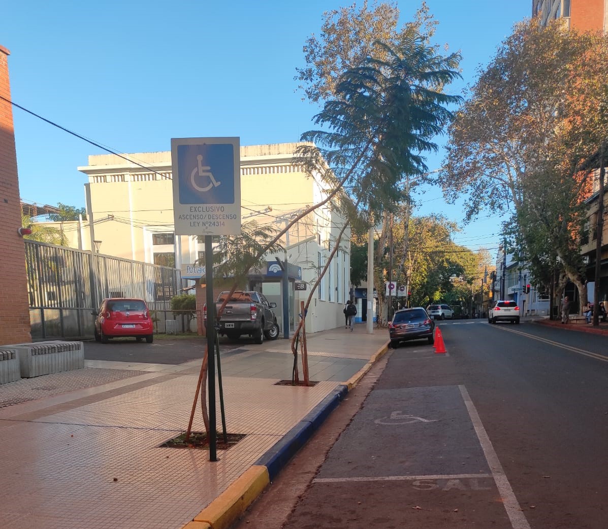 Mamá de nena con discapacidad denunció que no se cumple ordenanza de estacionamiento