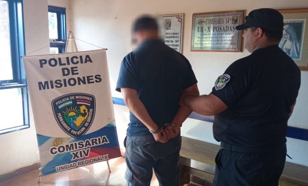 Fingió que estuvo preso para no ir a trabajar y lo detuvieron en Garupá