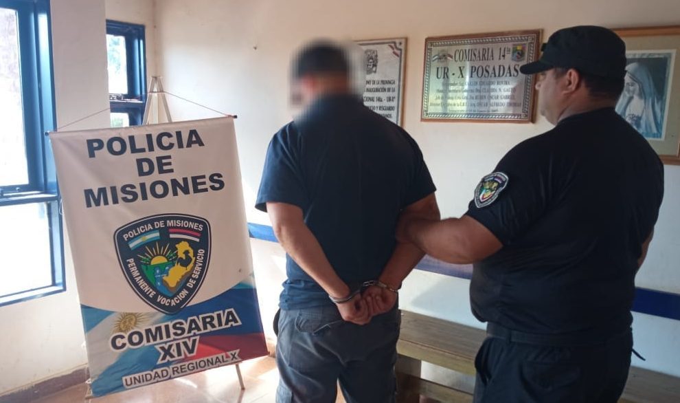 Fingió que estuvo preso para no ir a trabajar y lo detuvieron en Garupá