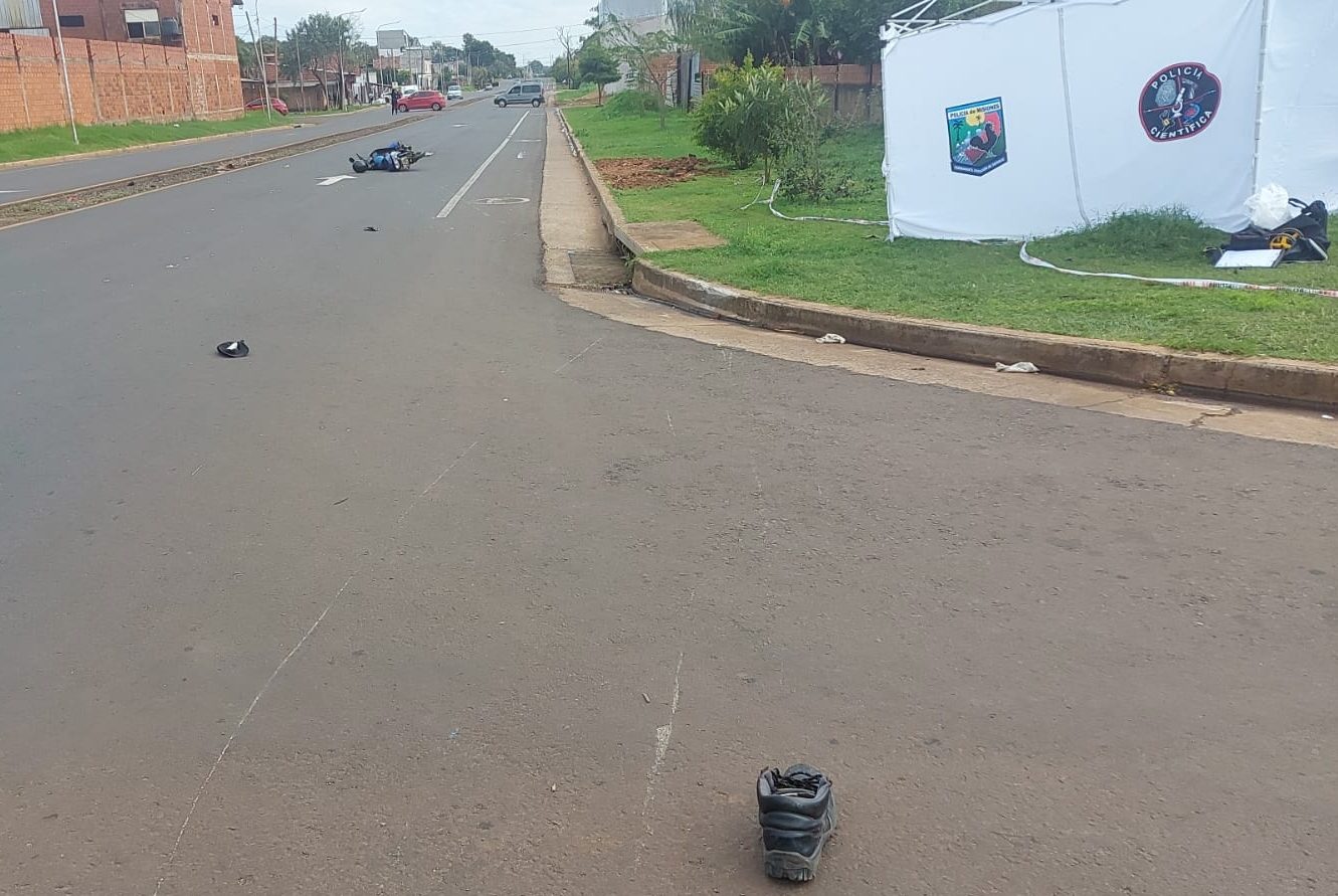 motociclista fallecido tránsito