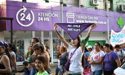 Multitudinaria marcha contra la violencia machista a 8 años de Ni Una Menos