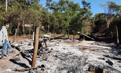 Familia mbya perdió todo en incendio y piden materiales para reconstruir su casa