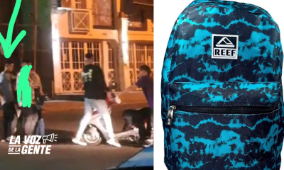 Se llevaron su mochila en medio de incidente de tránsito a la salida del boliche