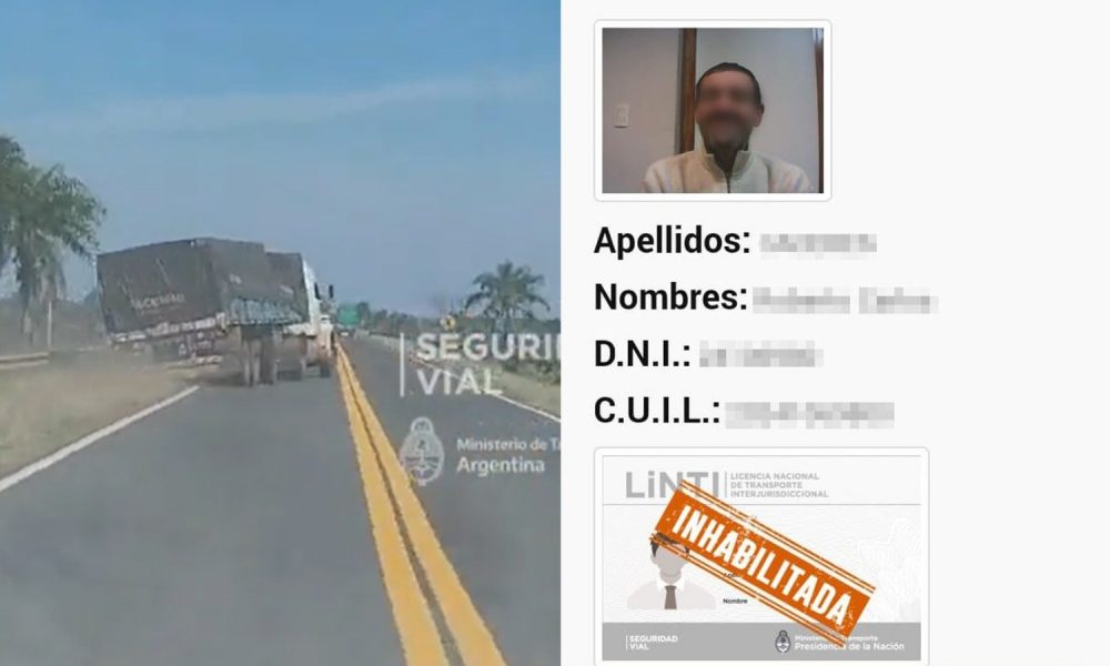 Camionero misionero que se descompensó y volcó en Corrientes no estaba habilitado