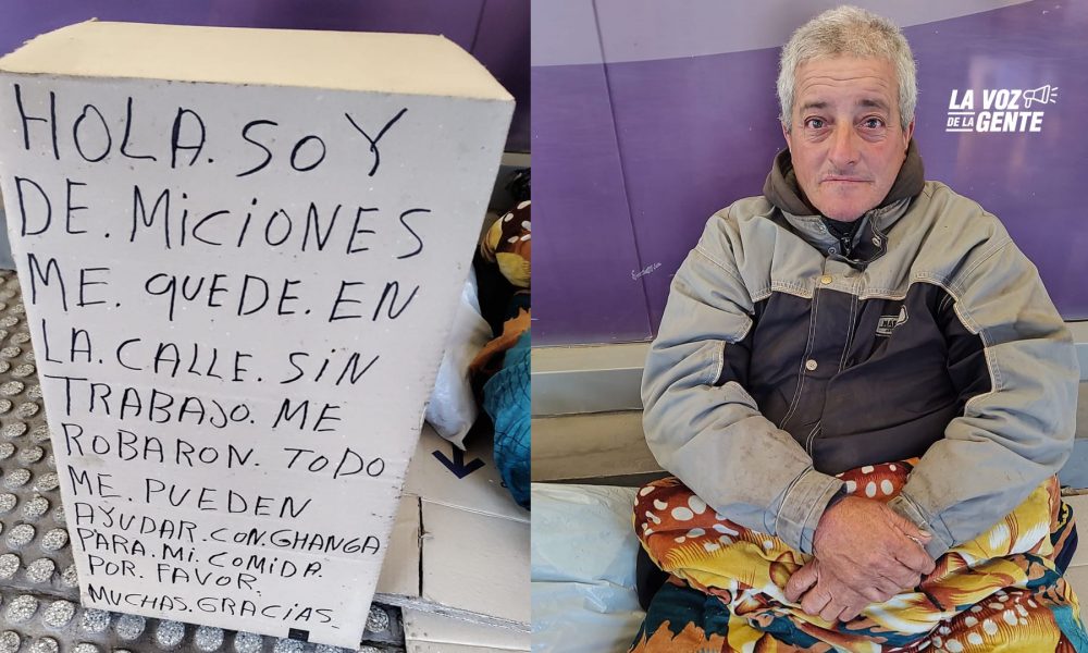 Se fue a Córdoba a trabajar, terminó en la calle y quiere volver a Misiones