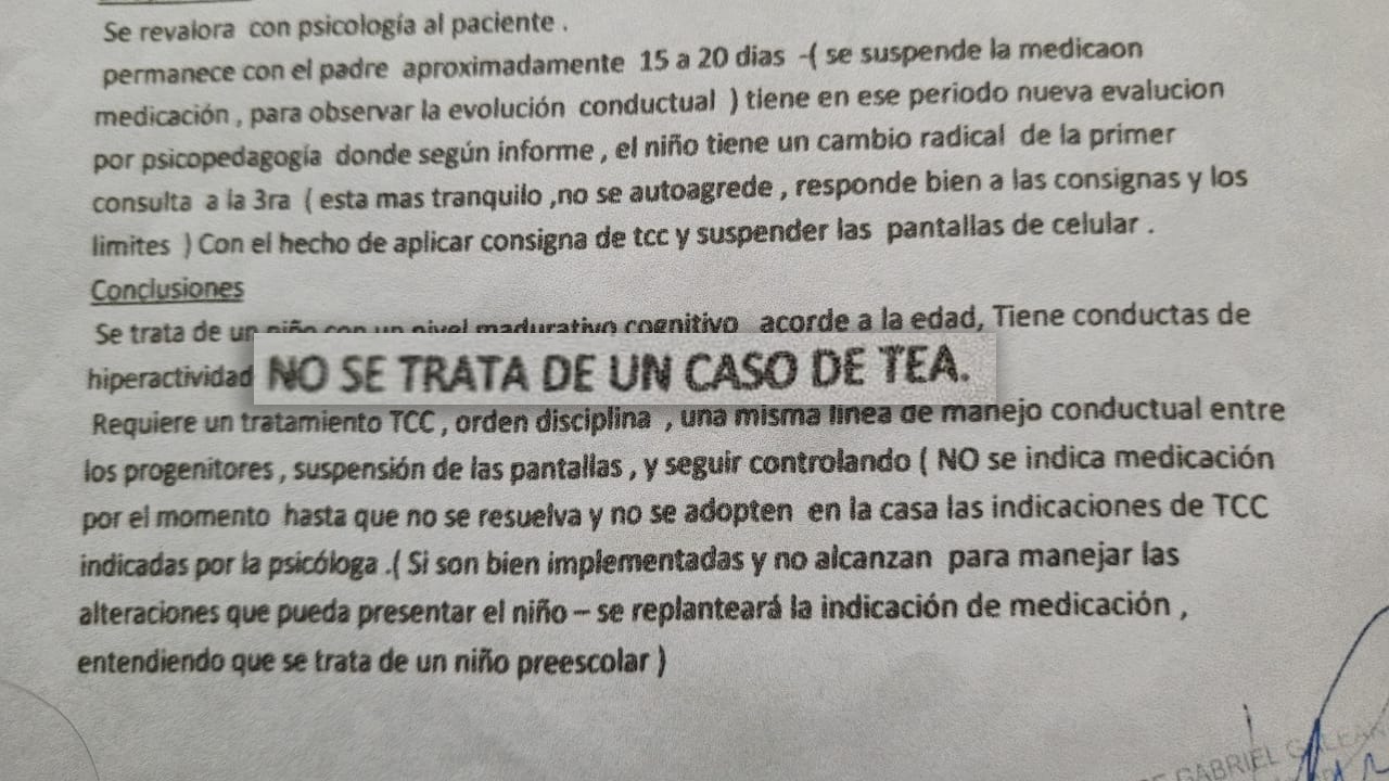 Denuncia que su ex maltrata y medica sin diagnóstico a su hijo de 4 años