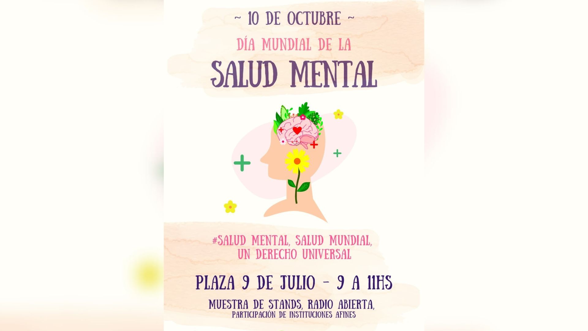 “Salud Mental, Salud Mundial”: jornada de concientización el martes en Posadas“Salud Mental, Salud Mundial”: jornada de concientización el martes en Posadas