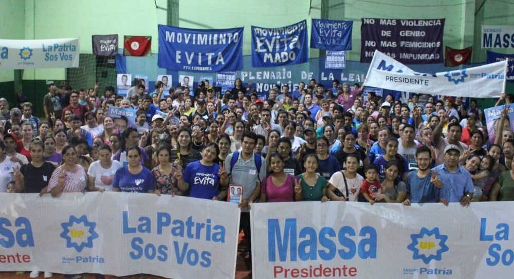 Mado: Plenario de la Lealtad de TTT y Movimiento Evita llamó a votar a Massa