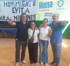 Mado: Plenario de la Lealtad de TTT y Movimiento Evita llamó a votar a Massa