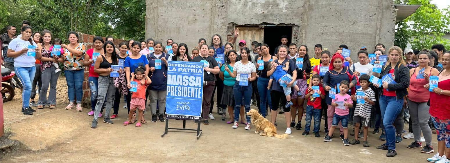Con militancia territorial en Misiones, Movimiento Evita y TTT intensifican campaña Massa Presidente