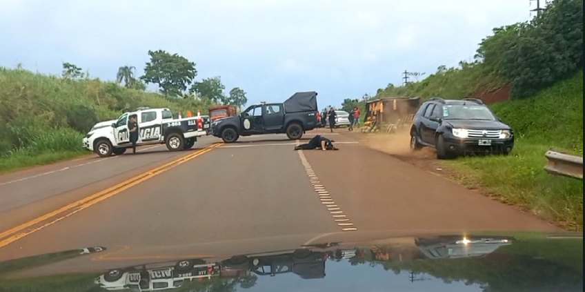 policía atropellada guaraní