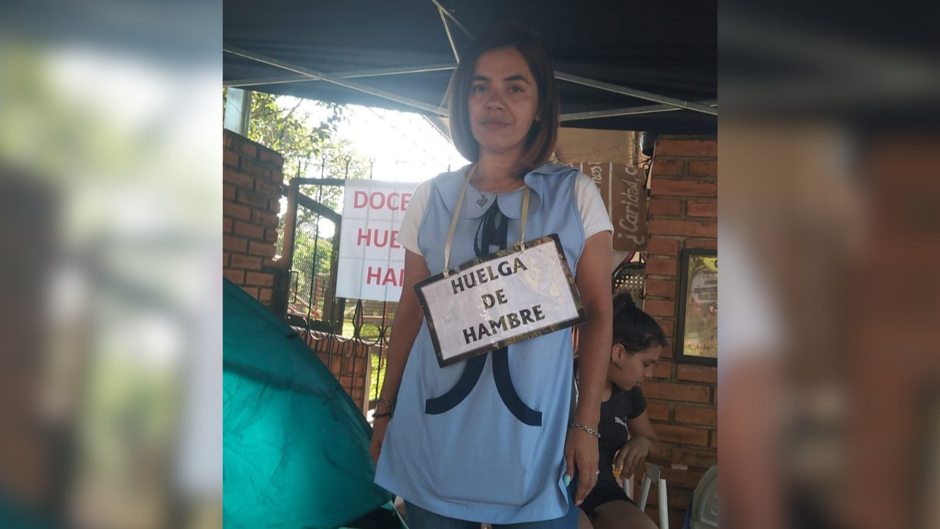 Indemnizaron a maestra que hizo huelga de hambre tras despido en Montecarlo  