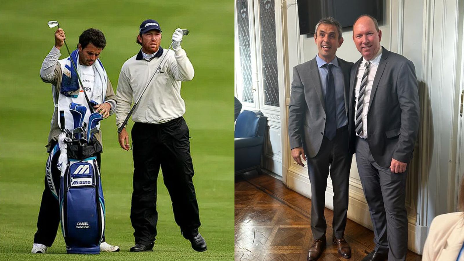 El pasado golfista que une al “Colo” Vancsik y Martín Menem