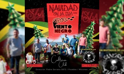 Viento Negro y una “Navidad jamaiquina” el 23 de diciembre en Cultura Club