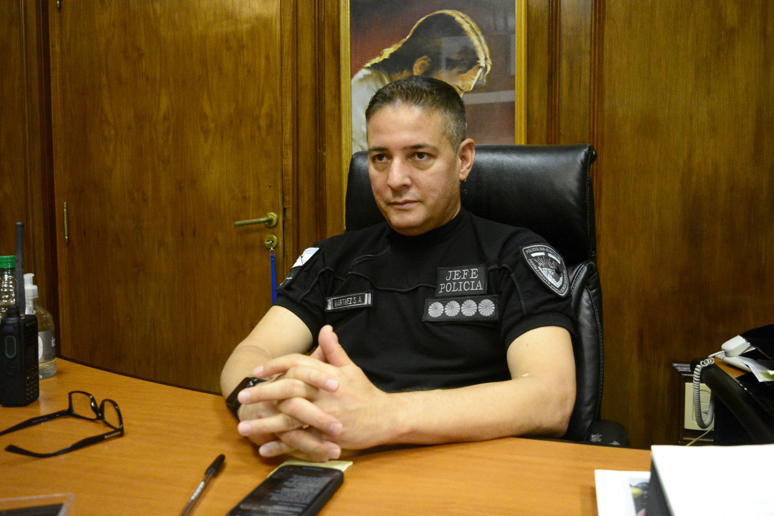 Sandro Martínez - jefe de la Policía de Misiones