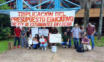 Sentada en campus de la Unam: “Queremos certezas sobre el comedor y las becas”