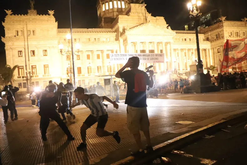 represión congreso