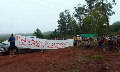 Protesta por incautaciones de soja en El Soberbio: “No somos contrabandistas”