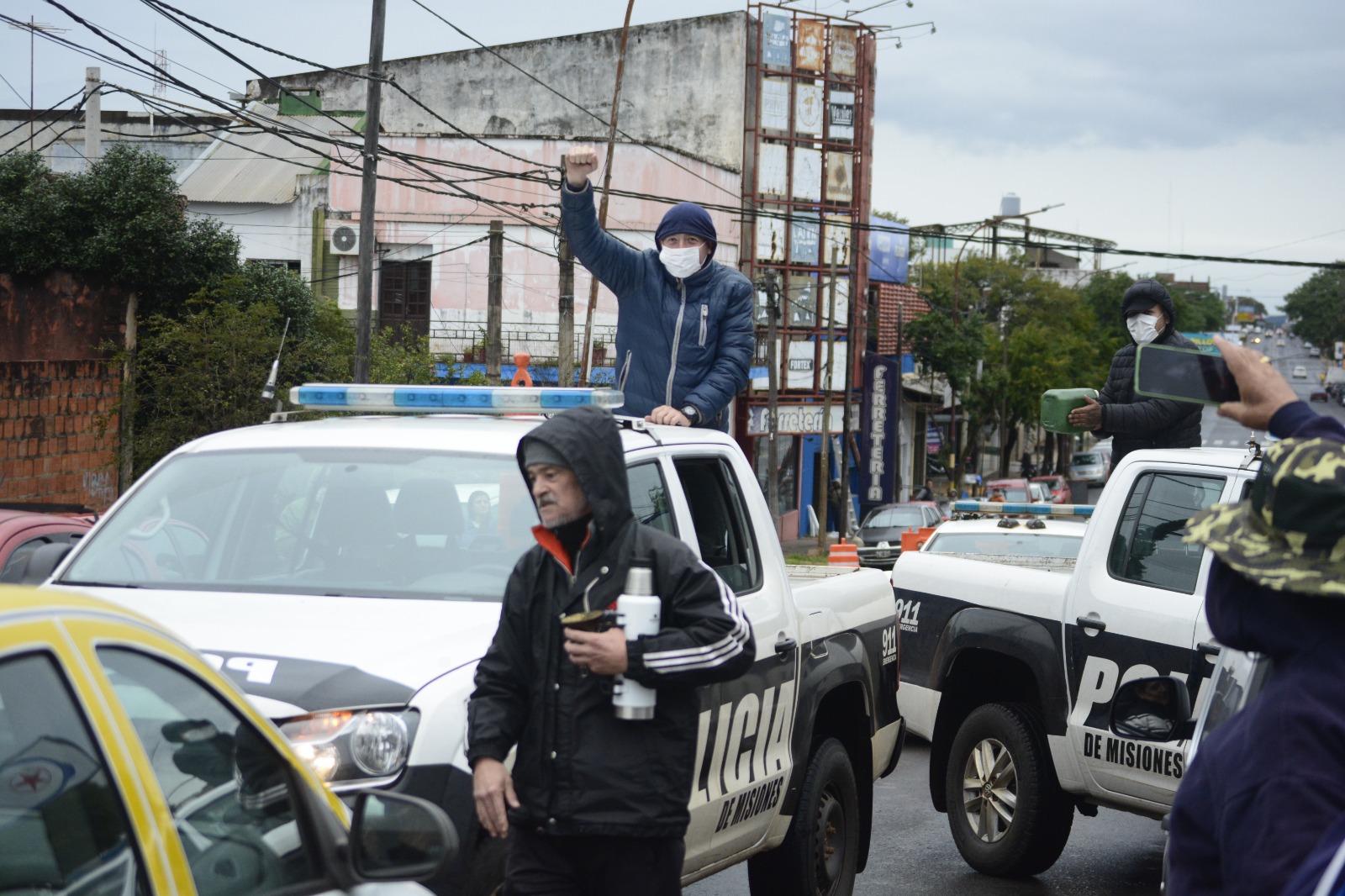 protesta policial