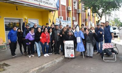 Justicia constató que el Ministerio de Salud no está tomado y sigue el acampe