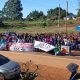 Docentes cortaron rutas por la mañana y realizan asamblea en el acampe